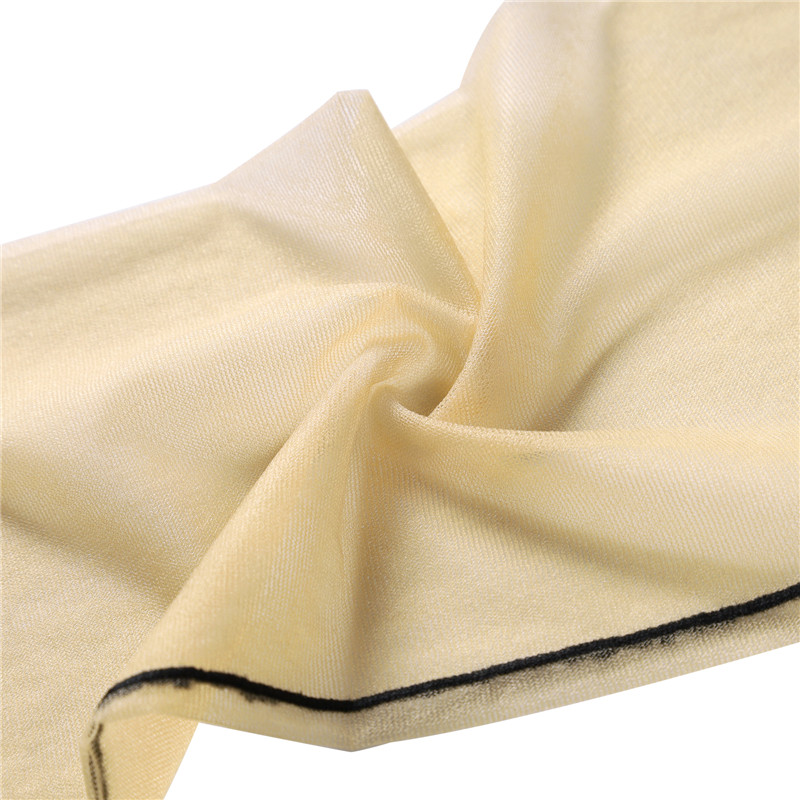 Vintage Backseam Thigh High Sheer Silk Stockings with Black Cuffs