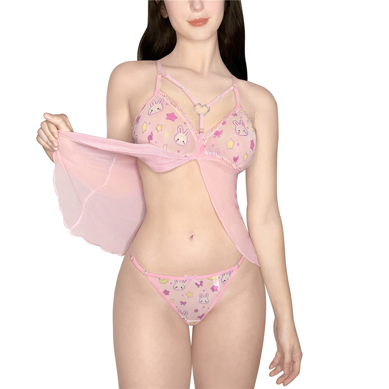 Usagi Love Harness Strappy Lingerie Set