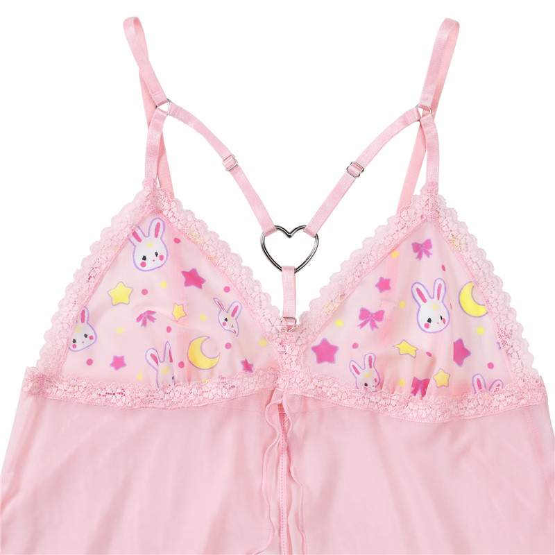 Usagi Love Harness Strappy Lingerie Set