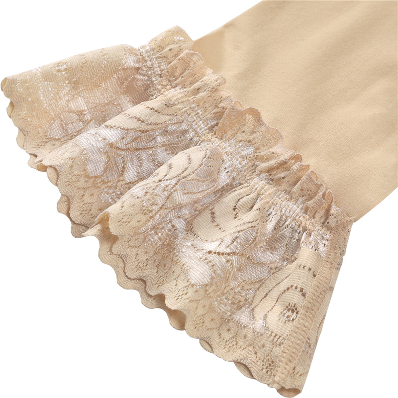 Lace Top 3D Paw Pad Thigh High Silk Stockings