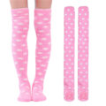 3D Paw Pad Knee High Coral Fleece Socks