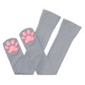 3D Paw Pad Long Silk Stockings