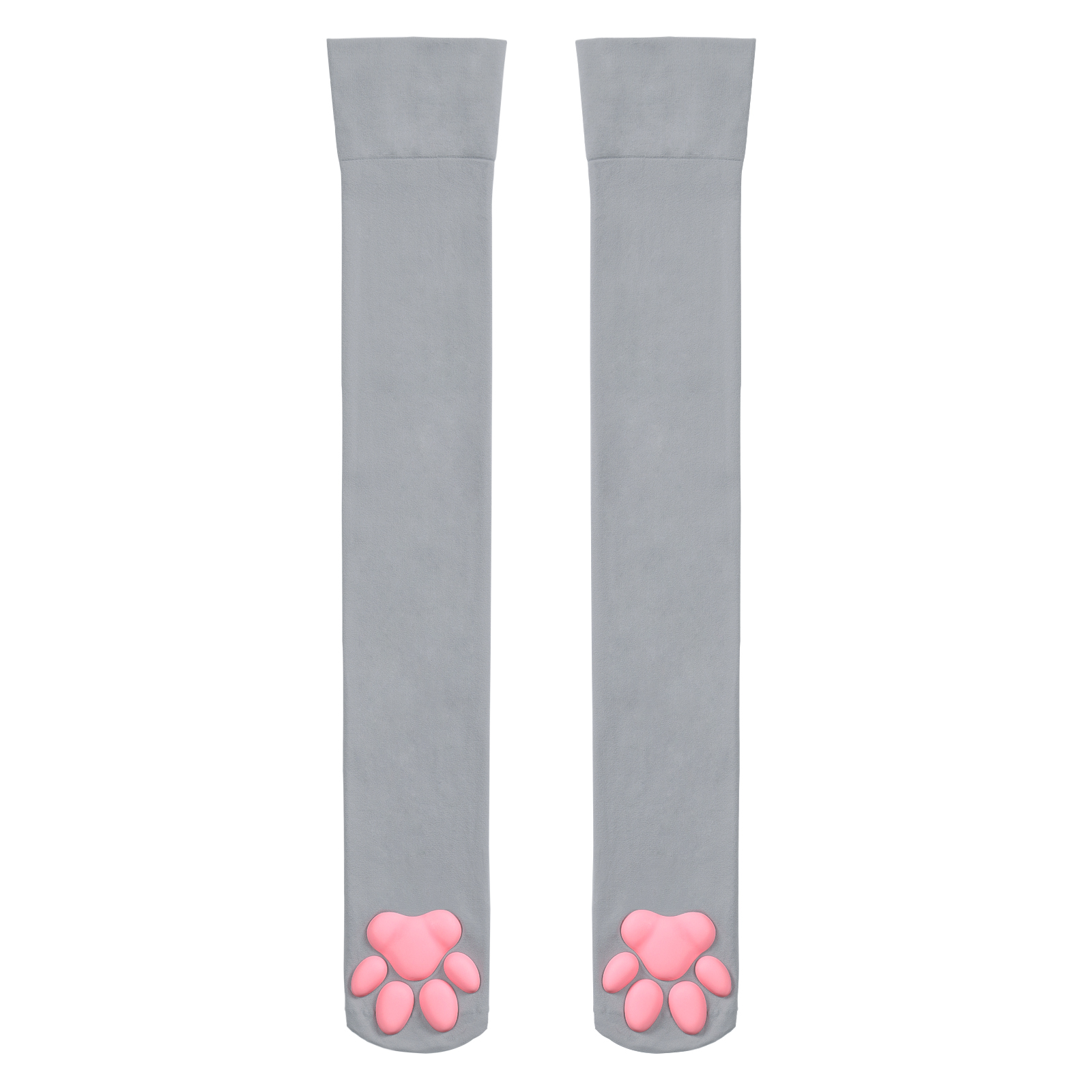 3D Paw Pad Long Silk Stockings