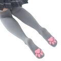 3D Paw Pad Long Silk Stockings