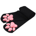 3D Paw Pad Long Silk Stockings