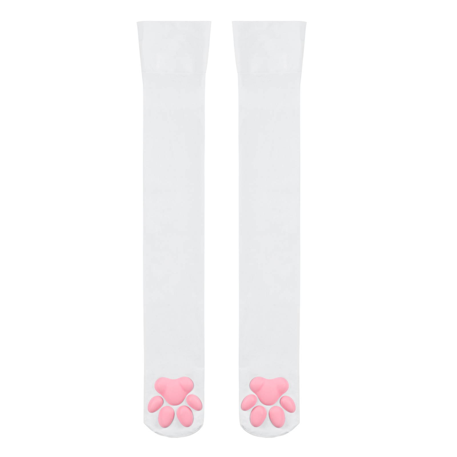 3D Paw Pad Long Silk Stockings