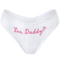 Yes Daddy Sexy Thong Panties Set