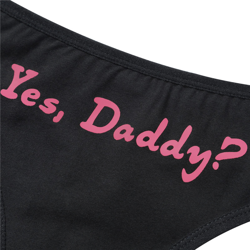 Yes Daddy Sexy Thong Panties Set
