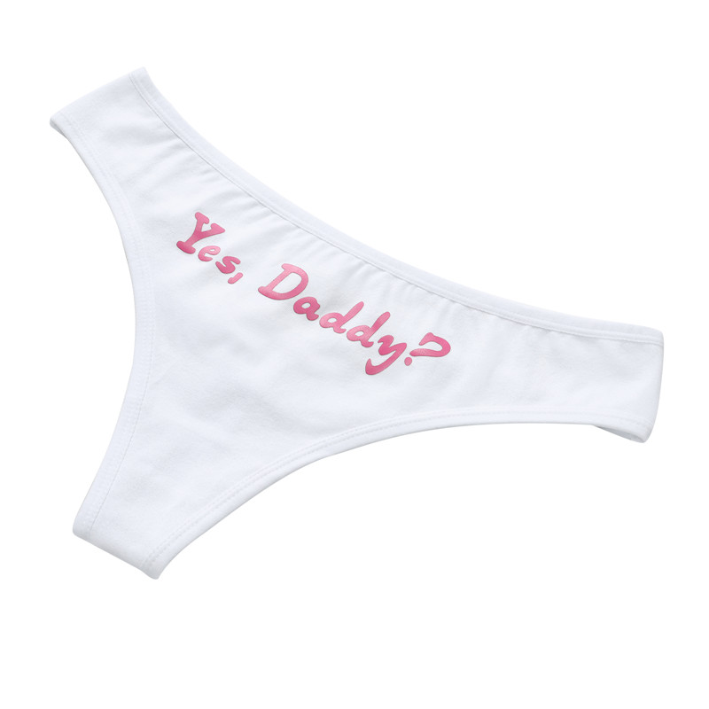 Yes Daddy Sexy Thong Panties Set