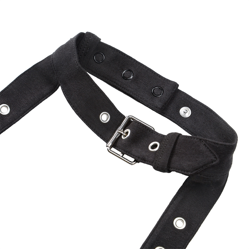 Vampy Collared Bondage Bodysuit