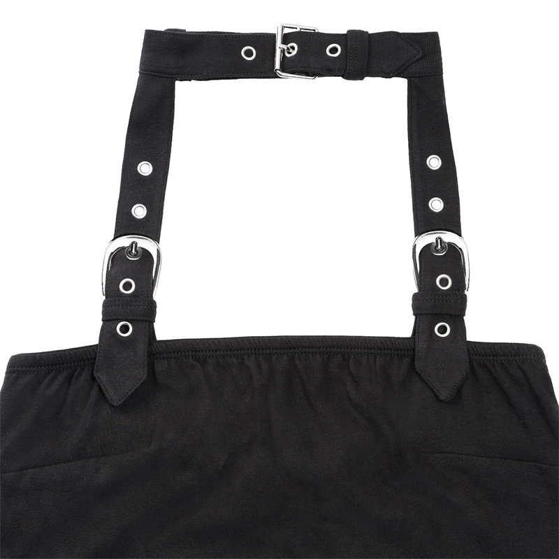 Vampy Collared Bondage Bodysuit