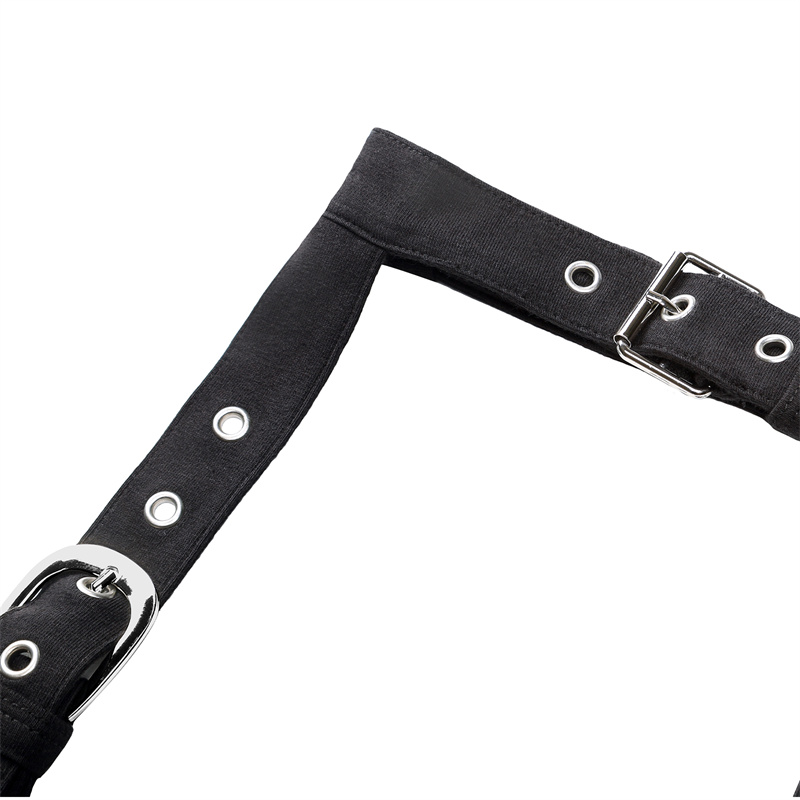 Vampy Collared Bondage Bodysuit