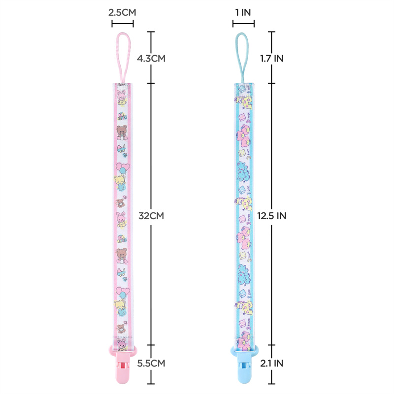Baby Cuties 3 Paci Clips Set