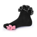 3D Paw Pad Lace Ruffle Frilly Ankle Socks