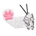 3D Paw Pad Lace Ruffle Frilly Ankle Socks