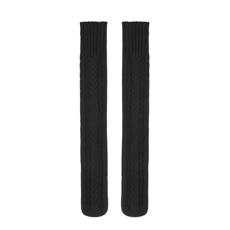 Cable Knitted Kneehigh Socks