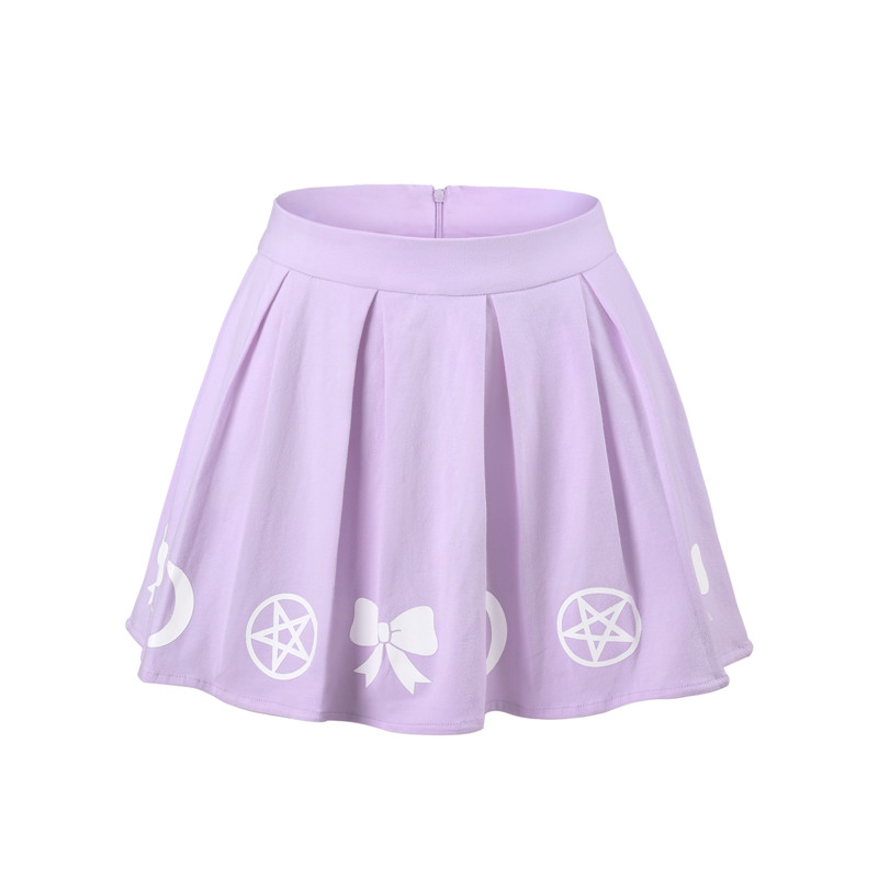 Luna Onesie Purple Skirt Set