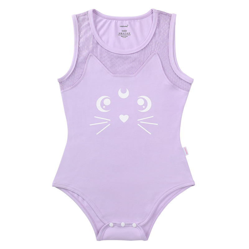 Luna Onesie Purple Skirt Set