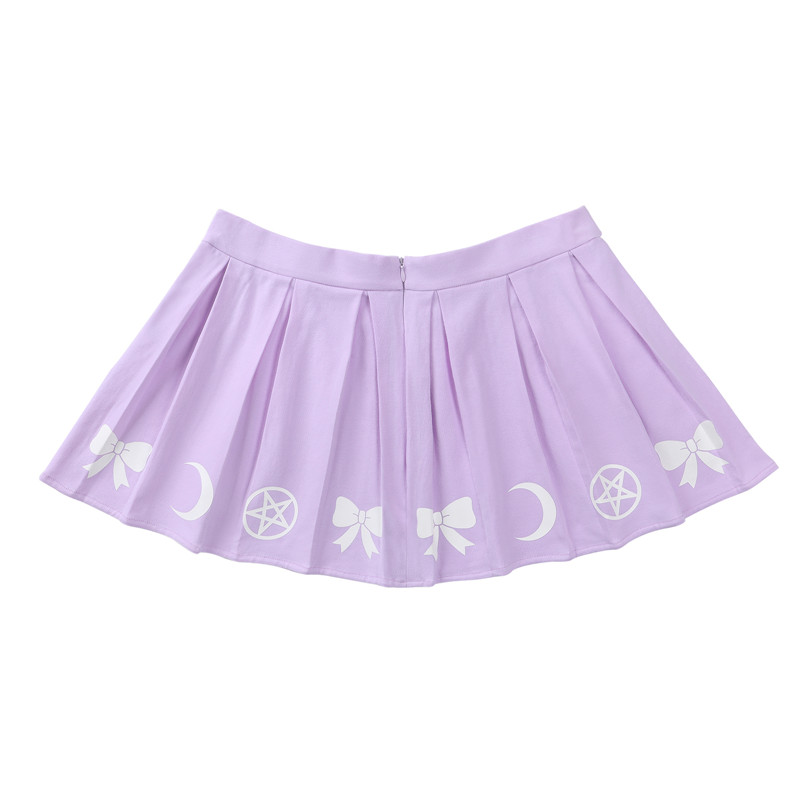 Luna Onesie Purple Skirt Set