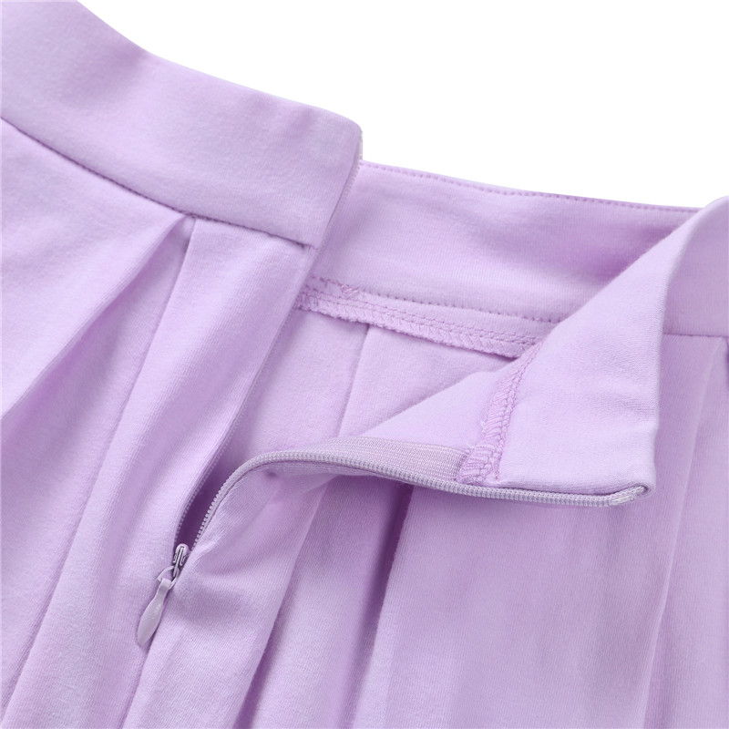 Luna Onesie Purple Skirt Set