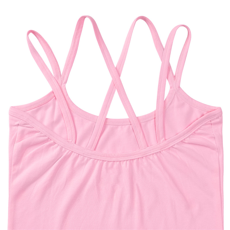 Pink Strappy Camisole Bodysuit