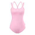 Pink Strappy Camisole Bodysuit