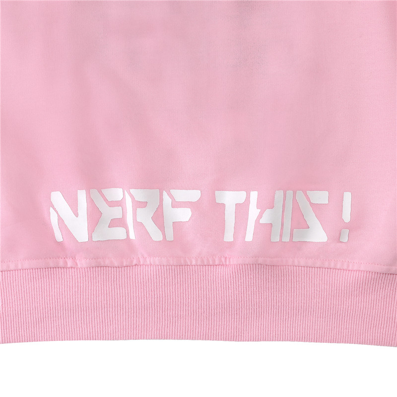 Bunnywatch Cosplay Cropped Hoodie Sweater Pink
