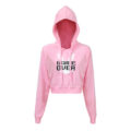 Bunnywatch Cosplay Cropped Hoodie Sweater Pink