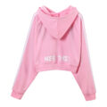 Bunnywatch Cosplay Cropped Hoodie Sweater Pink