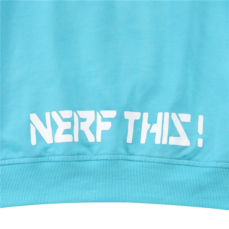 Bunnywatch Cosplay Cropped Hoodie Sweater Blue