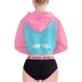 Bunnywatch Cosplay Cropped Hoodie Sweater Blue
