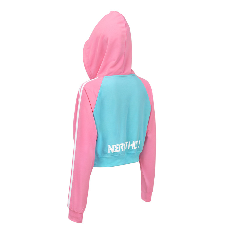Bunnywatch Cosplay Cropped Hoodie Sweater Blue
