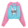 Bunnywatch Cosplay Cropped Hoodie Sweater Blue