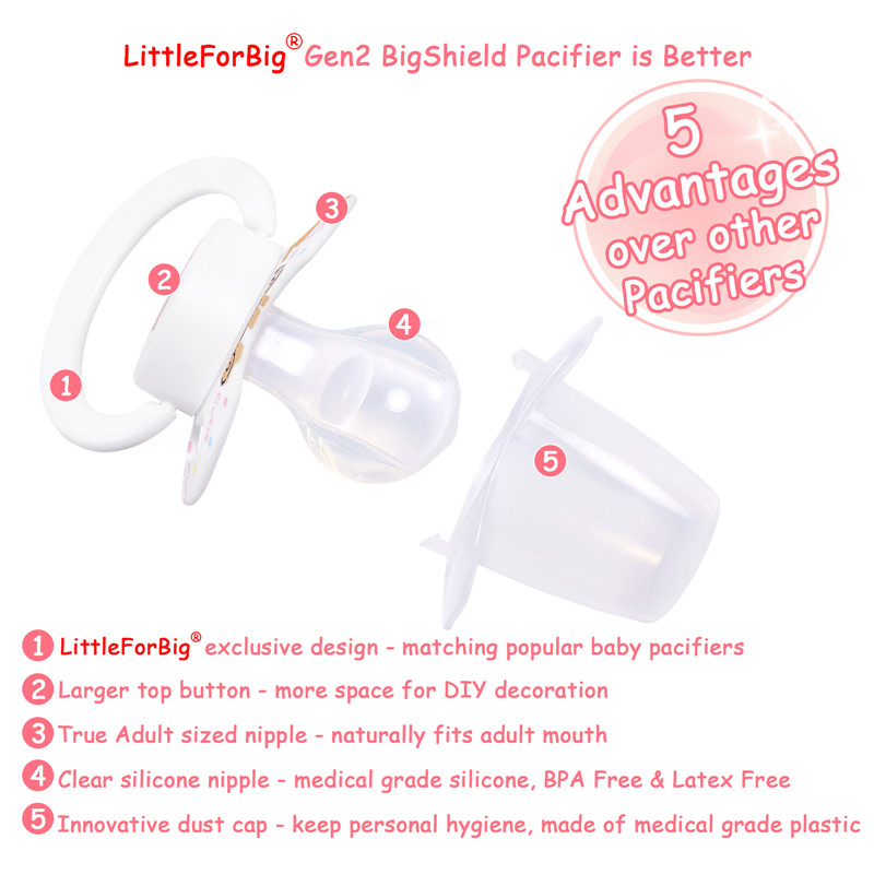 Gen2 BigShield Pacis Baby Cuties Pattern White Bear