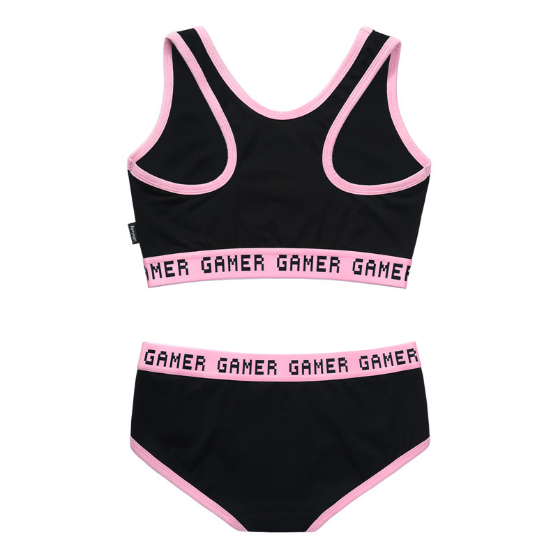 Playgirl Bralette Set Black