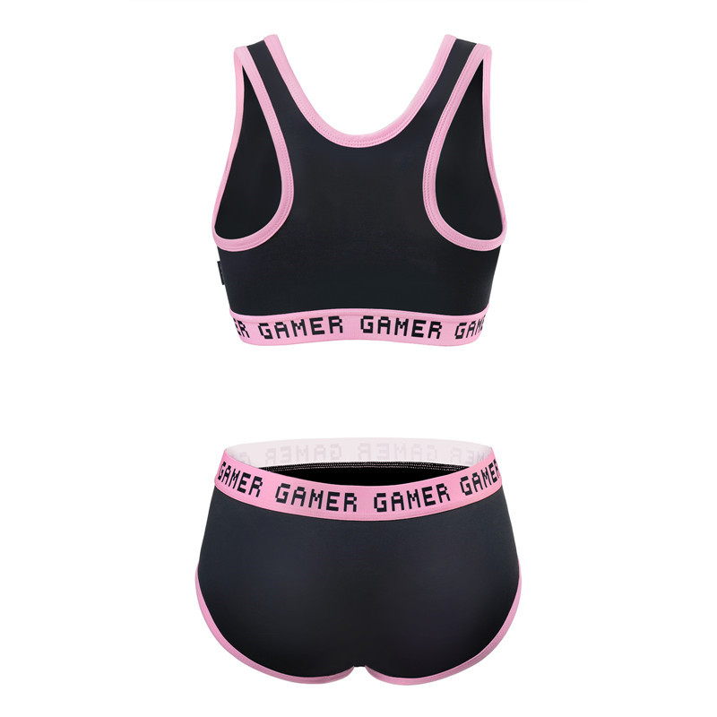 Playgirl Bralette Set Black