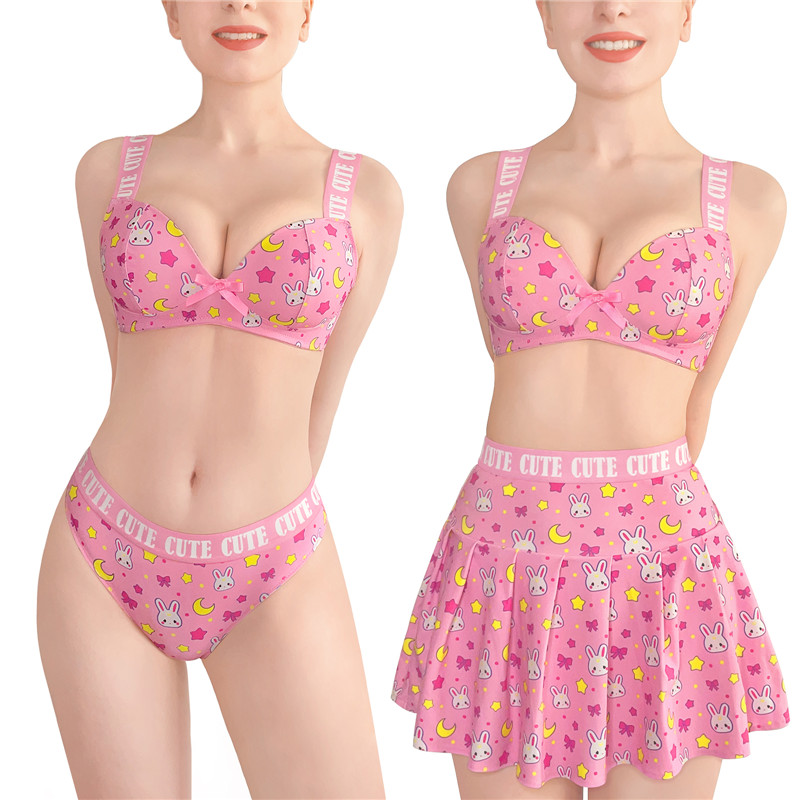 Usagi Sporty Bralette Skirt Set