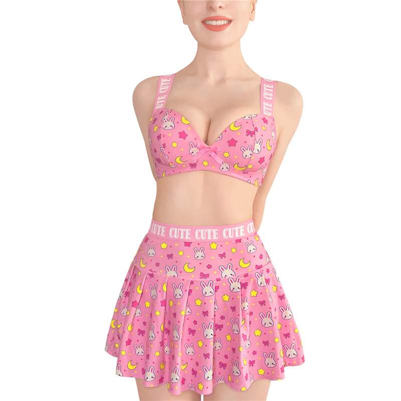 Usagi Sporty Bralette Skirt Set