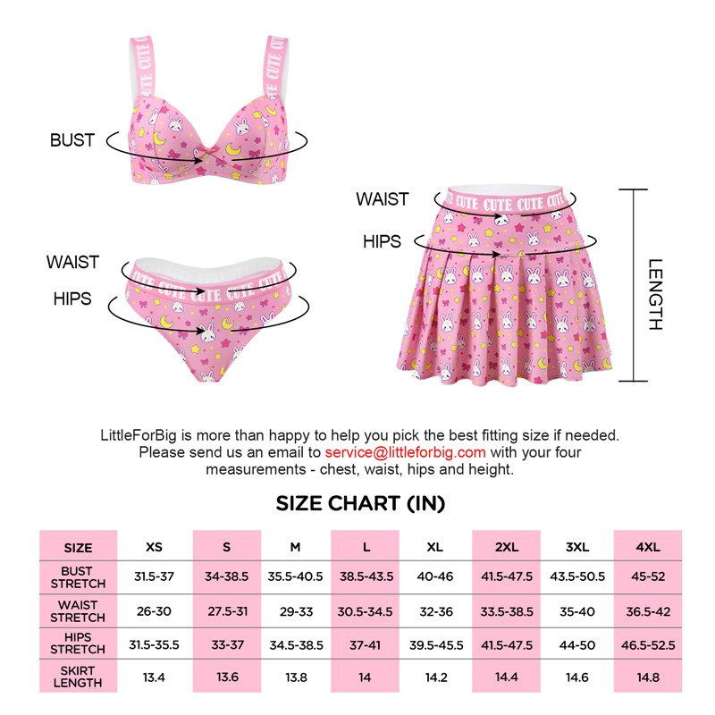 Usagi Sporty Bralette Skirt Set
