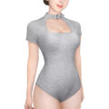 Collared Onesie Grey