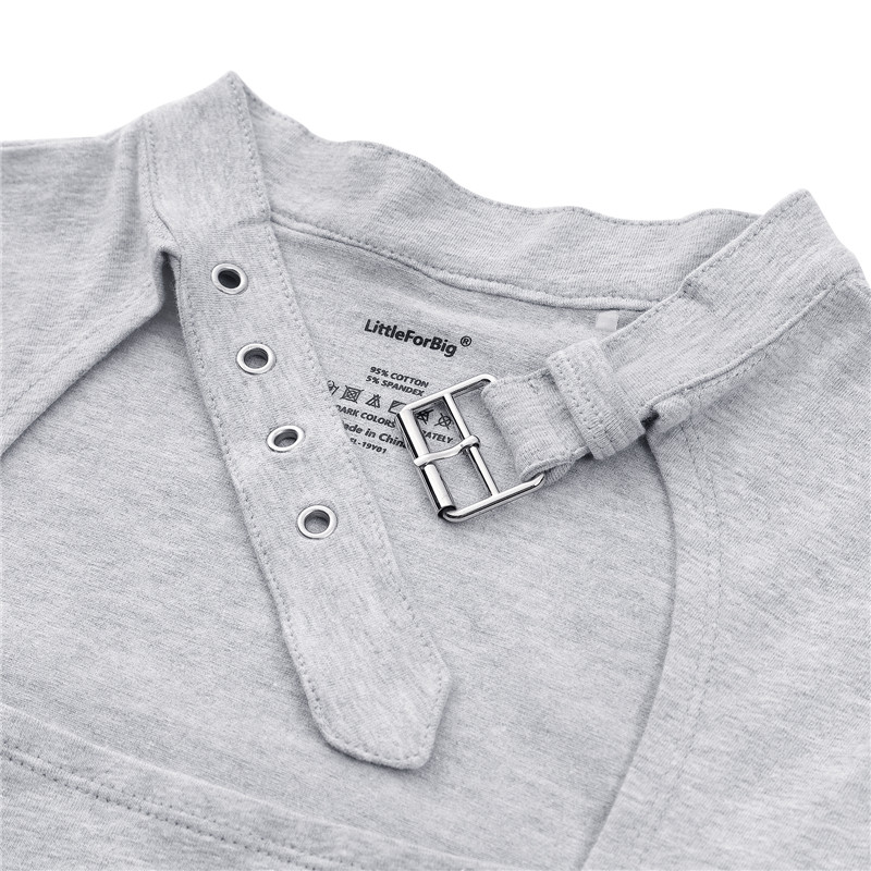 Collared Onesie Grey