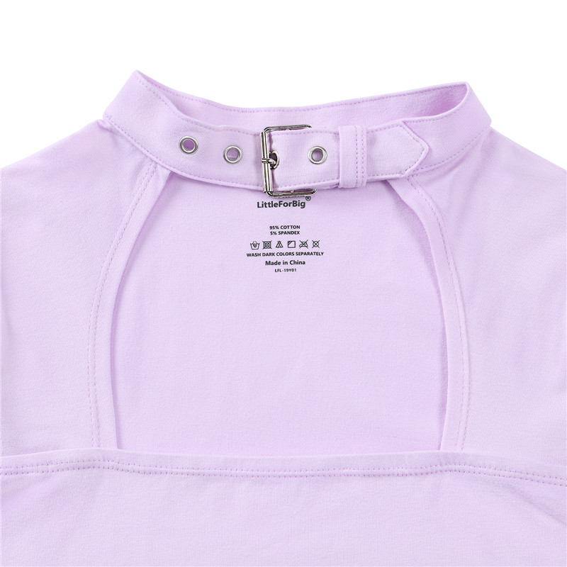 Collared Onesie Purple