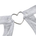 Heartbreaker Collared Onesie Grey