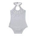 Heartbreaker Collared Onesie Grey