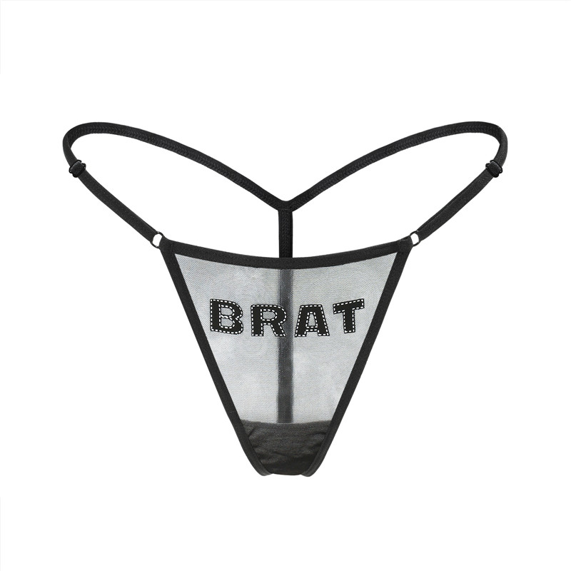 Bratty Bralette Thong Lingerie Set