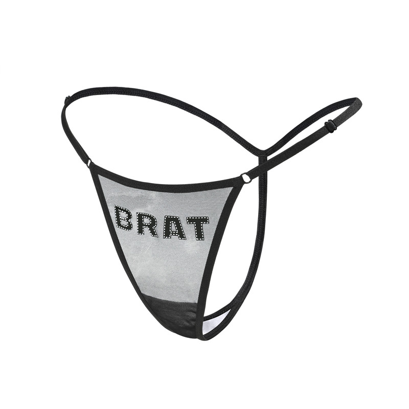 Bratty Bralette Thong Lingerie Set