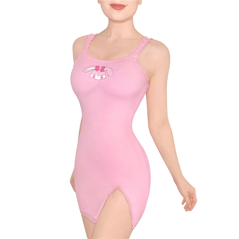 Usagi Moon Lace Side Slit Bodycon Dress