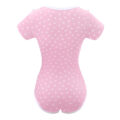 Precious Ruffled Bow Detachable Bib Onesie