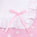 Precious Ruffled Bow Detachable Bib Onesie