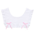 Precious Ruffled Bow Detachable Bib Onesie